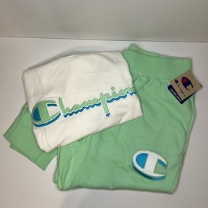 Champion Reverse Weave Jogger/T-Shirt Set